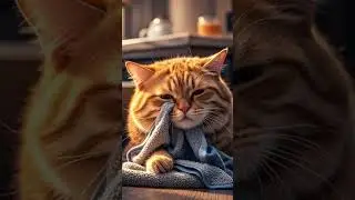 cat and cock cute story #cat #rooster #shorts #story