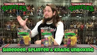 Splinter, Shredder & Krang Playmates TMNT Unboxing & Review!