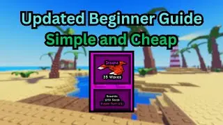 Beginners Guide For Insane Mode On Tropical Island (Garden Tower Defense)