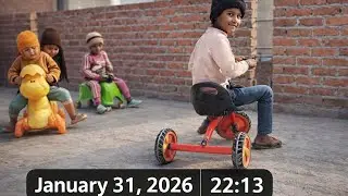 3D Full HD Kids Fun Ride | Cute Tricycle Play Moment