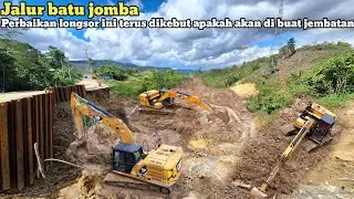 Jalur batu jomba‼️Perbaikan Jalan Longsor ini terus di kebut apakah akan di buat jembatan 