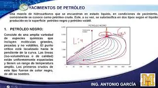 CLASIFICACIÓN DE YACIMIENTOS PETROLEROS DE ACUERDO AL DIAGRÁMA DE FASES