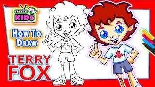 Learn How to Draw Terry Fox | Step by Step for Beginners