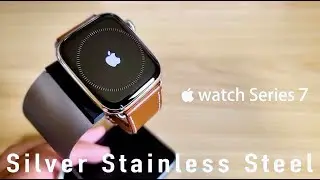 Apple Watch Series7 シルバーステンレススチール 45mm も届いた！｜SilverStainless Steel  Unboxing