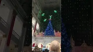 It's Always Christmas At The Wanamaker Light Show In Philadelphia #philly #christmas #christmastree