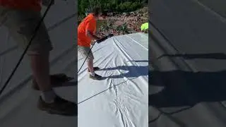 Emergency shrink wrapping roof