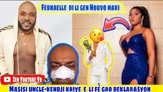 Men kiy&egrave;s ki nouvo menaj fednalle  e masisi uncle kendji kriye li manke mouri