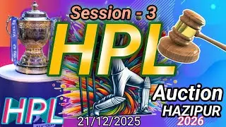HPL LIVE AUCTION || 2026
