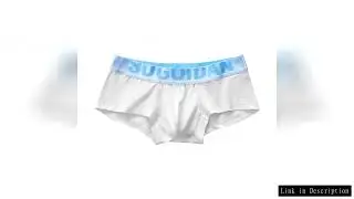 SUGOIDAN trendy men fashion low-rise panties sexy U-convex cotton boxers slim fit sports breathable