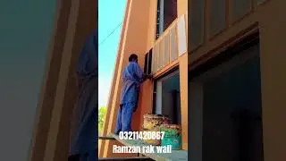 rak wall painting Ramzan rak wall Lahore Pakistan #construction #home