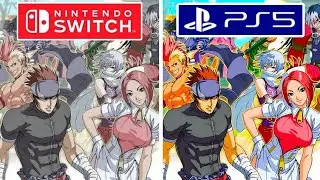 The Rumble Fish 2 PS5 vs Nintendo Switch Graphics Comparison