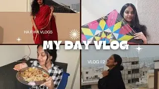 My day vlog🪁 || kite fly చేస్తాము అనుకుంటే em jargindho చూడండి 🤧 #vlog 2