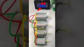 High RPM Speed Test: Comparing 4 Types of DC Motors #shorts #diy #motor #dcmotor