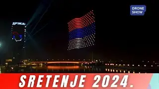 Dan državnosti Srbije svečano obeležen vatrometom i koreografijom dronova iznad Save.