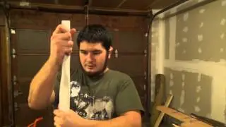Building the 45 Pound Faux Bloodwood PVC Bow Part 1 - Shaping the Bow