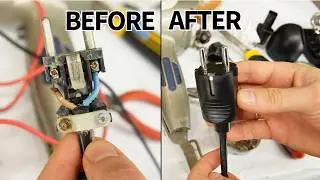 How to Replace a Broken AC Power Plug at Home