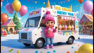 Ice Cream Van Color Fun | Fun Learning Song for Kids