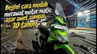 Tips dan Cara Perawatan Pada Motor Matic Agar Awet (10 tahun lebih)