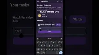 TAPSWAP DAILY VIDEO SECRET CODE#tapswap #codes #shorts #subscribe #views #support
