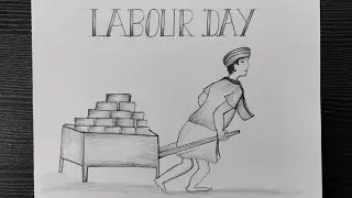 Happy Labour Day Drawing