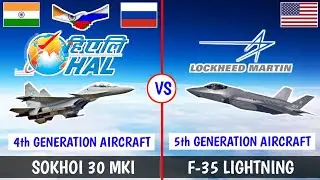 INDIAN SUKHOI 30 MKI VS AMERICAN F 35 COMPARISON 2023