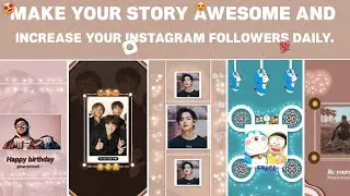 5 creative instagram story ideas ❤ .||Happy Birthday,New Post,Good Morning...