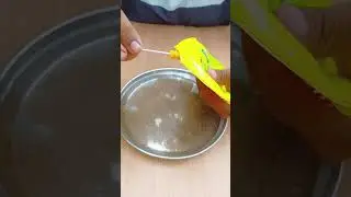 Vim Liquid and Dust Experiment - #shorts