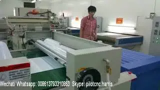 Double roller coating machine for glass