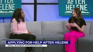 Small Business Administration discusses applying for aid after Helene