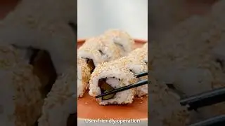 Jak zrobić rolkę sushi za pomocą maszyny do sushi #sushimachine #kuchniajapońska #sushiroll