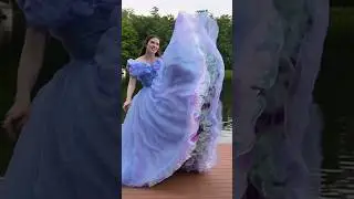 Как я сшила бальное платье Золушки! #золушка #бальноеплатьезолушки #бальноеплатье #платьепринцесс...