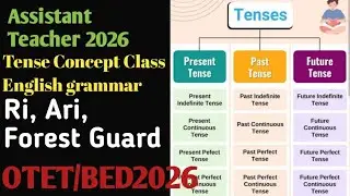 # Tense Concept Class English grammar, OTET/BED|| Assistant Teacher 2026 ||Ri, Ari, Forest Guard #