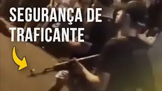 V&iacute;deo mostra seguran&ccedil;a do maior traficante do RJ com mais de 20 fuzis!