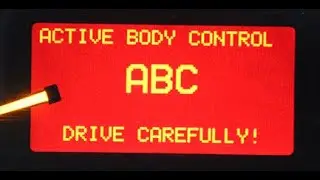 Mercedes W220 W215 R230 Active Body Control (ABC) - ошибка гидроаккумулятора