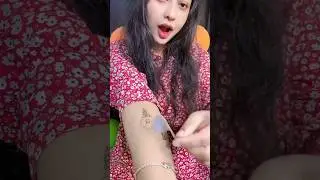 Temporary Tattoo at home / Perfume Hacks #shorts #lifehacks #fruity