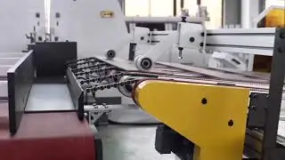 SPC Floor Production Process: STEP4  Ripsaw Cutting into pieces + Slotting for Click System