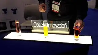 Fusion Optix light guides used in LED shelf