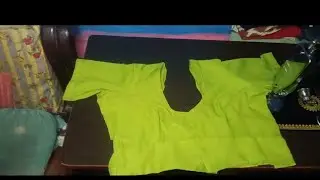 simple blouse stitching step by step/blouse stitching at home