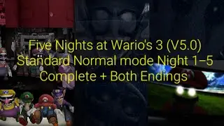 Five Nights at Wario's 3 (V5.0) Standard Mode: Full Gameplay!