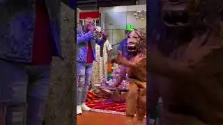Adane Best with Lion 🦁 on stage