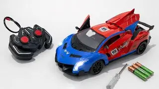 Unboxing RC Police Speed Model & RC Racing Car | Quiet ASMR Video