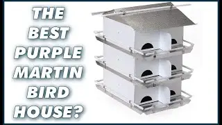 THE BEST Purple Martin Bird House! Birds Choice Premium Aluminum 12 Room 3 Floor Birdhouse