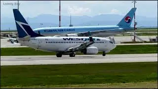 WestJet - 737 7CT from Toronto - YVR Airport 4K
