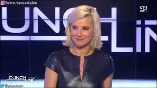 Laurence Ferrari - robe en cuir noire