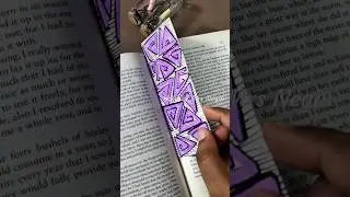 Purple Doodle art bookmark with name ZAINY_Easy art ideas for beginners #doodle #shorts #trending
