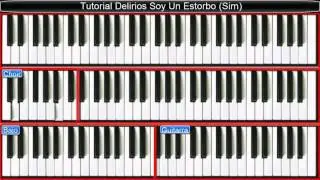 Tutorial ▷ Soy Un Estorbo ● Delirios ((TECLADO))✓✓✓