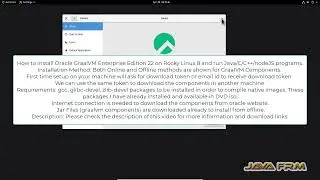 How to install Oracle GraalVM Enterprise Edition 22 on Rocky Linux 8 and run Java/C/C++/nodeJS