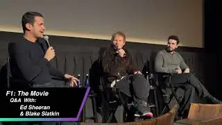 Ed Sheeran & Blake Slatkin, Q&A on F1: The Movie. 