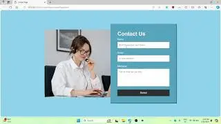 Create a Simple Contact Us Page in HTML and  CSS #astechmaster #html #css