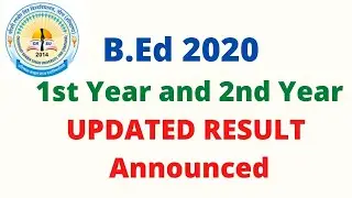 CRSU B.Ed 1st year Result B.Ed Second Year Result 2020